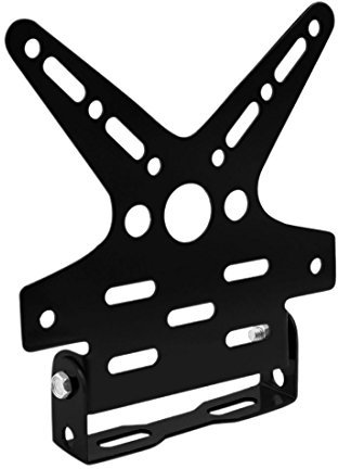 Ruilogod Schwarze Schwalben-Schwanz-Form-Kennzeichenhalter
