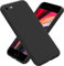 iPEAK Case for iPhone SE 3 (2022), iPhone SE 2 (2020), iPhone 7, iPhone 8 Silicone Case 4.7-inch, Soft Touch Protective Cover for iPhone SE (Black)