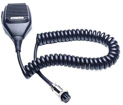 DCALU Handlautsprecher Mikrofonmikrofon MC-43S. Runde 8-polige Fit for Kenwood Zweiwege Radio Walkie Talkie TS-480HX TM-231 TS-990S TS-2000X Walkie Talkie Mic