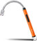 SUPRUS Kerzenanzünder elektrisches Lichtbogen-Feuerzeug dreifaches Sicherheitsfeuerzeug, Edelstahlgehäuse & Aufhängehaken mit 360° flexiblem Hals (Orange)