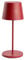 Pertrix LED Akku Gartentisch Leuchte Rot stufenlos dimmbar - IP65 Tisch Lampe ohne Kabel für In- & Outdoor, 2700-3000K, 280 mm hoch, runde Tischlampe Esstisch, moderne LED Tischlampe Outdoor