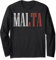 Regalo souvenir bandiera nazionale di Malta per uomini donne Maglia a Manica