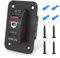 Joinfworld 3 Way 20A Bilge Pump Rocker Switch Waterproof 12V 24V 4Pin SPDT Auto/Off/Manual Bilge Pump Switch with LED Light for Automotive Cars Vehicles Marine Boats Trucks RVs
