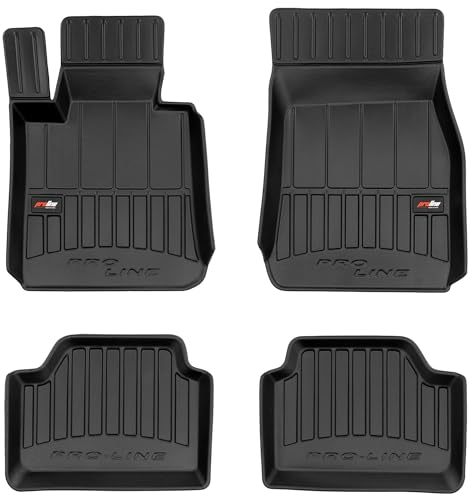 SMK Gummimatten auto fußmatten Satz passend für BMW 1er F20 2011-2019 Erleben Sie einen neuen Standard des Reisens mit rutschfesten auto fussmatten - Mehrjahres- auto teppiche für alle Straßenverhältn