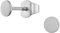 Traveller Ohrstecker - Herren - Edelstahl - Rund flach - Made in Germany - 4 mm - 171010