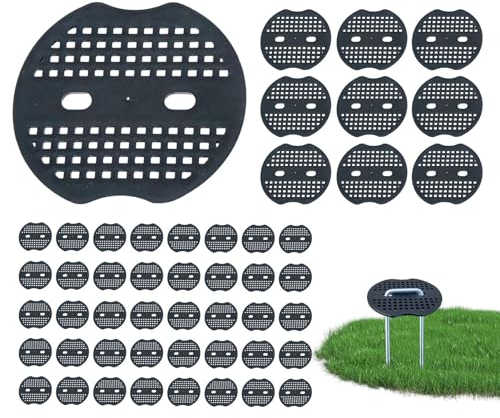 Generisch Gartenpfähle, Landschaftspfähle, Polsterdichtung | Dichtungspad für Gartenpfähle - Rasennägel in U-Form, zur Sicherung von Rasennägeln für Trampoline, Campingzelte