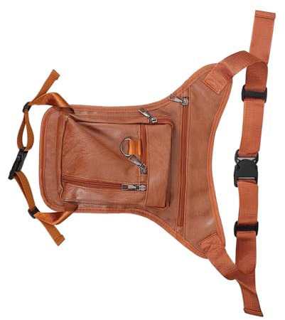 BELLIFFY Herren Beintasche Umhängetasche Für Männer Handy Zubehör Herren Sporttasche Hüfttasche Camping Zubehör Sporttaschen Umhängetasche Herren Umhängetasche Camping