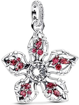 PANDORA Stranger Things Demogorgon Großer Charm-Anhänger aus Sterling Silber mit Zirkonia, Kompatibel Moments Armbänder, 793567C01