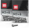 INBUS® Zylinderschrauben mit Innensechskant M 3 x 6mm (DIN 912/ ISO 4762, 8.8 Verzinkt), 20 Stück — Das Original