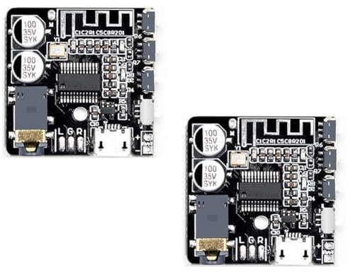 Okeeyseda 2 Piezas VHM-314 V.20 MP3 Bluetooth Placa de Recepción y Decodificación de Audio 5.0 Módulo Amplificador de Audio para Automóvil Sin Pérdidas
