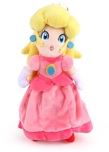 Forninc Princesa Peluche, Peach Peluche, Juguetes Mari Bro, Princesa Juguetes Peluche, Regalos para Niños, 26cm, 1 Pcs, Juguetes de Peluche para Fiestas Temáticas, Juguetes de Peluche para Niñas