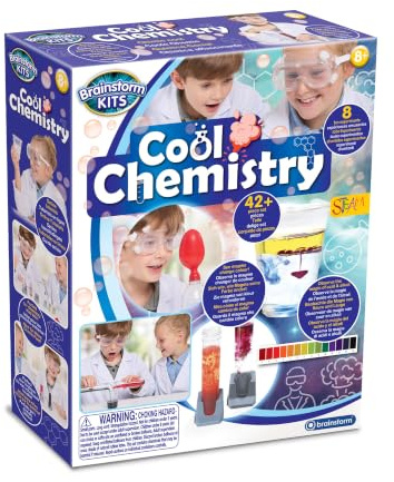 Brainstorm Toys Cool Chemistry Stem Educational and Interactive Toy - 42 Piece Set