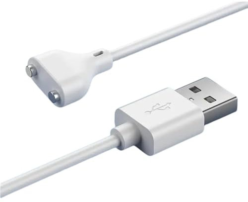 Repuesto Magnético Cable de Carga USB con Imán | 80cm | 1A / 8mm | Para Juguetes, Masajeadores, Cepillos de Dientes Eléctricos, Relojes Inteligentes, Adiestradores de Perros, Limpiadores Faciales