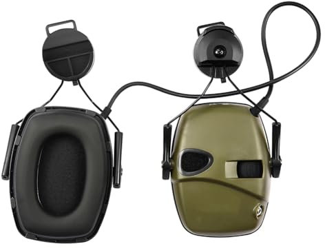 Sirxlevcy Casque Antibruit Électronique de Tir Tactique Extérieur - Protection Auditive Anti-Bruit pour Stand de Tir - Amplification des Sons D'Impact - Protection Auditive B