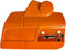 Jodriva Cubierta Lateral del piñón del Embrague del Freno de Cadena for Motosierra Husqvarna 460 y 455. Reemplaza 537286301. Tapa de Embrague para Motosierra