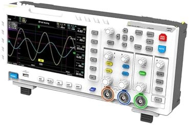 MELEDFCFK 1014D Portable Digital Oscilloscope Oscilloscope Digital Multimeter 100MHz*2 2-in-1 Dual Channel Input Generator(1014D Standard)