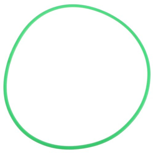 Dryer round Belt PU O Shaped Seamless Green for Clothes Dryer | Wear-resistant, Reduces Friction, Smooth Side, Rough Side, Replacement Part for Repair Work and Upkeep