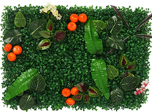 20PCS Artificial Grass Wall Panels - Boxwood Hedge Decor, Greenery Backdrop for Privacy Fence, Artificial Boxwood Hedge Roll for Indoor/Outdoor Decoration, Perfect for Events