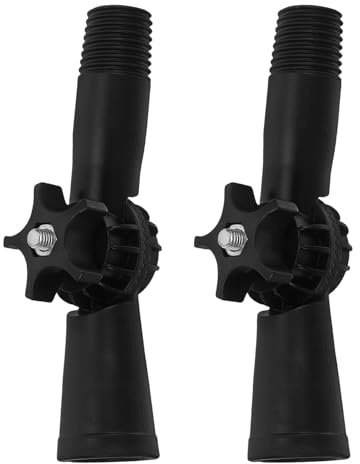 Mop Gelenkadapter Winkeladapter für Verlängerungsstange 2 Stück | Kunststoff, 1,8cm Durchmesser, Drehbar 160 Grad, Schwarz, Sichere Verbindung, Hohe Kompatibilität