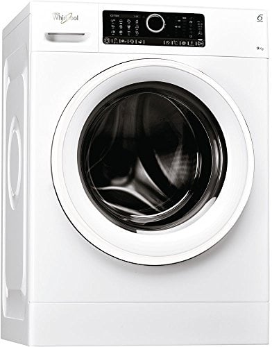 Whirlpool FSCR 90412 Lavatrici carico frontale 9kg (Libera installazione, Caricamento frontale, Rotante, Touch, Sinistra,), Bianco
