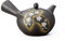 Yamakiikai Tokoname-Yaki - Teiera giapponese Kyusu in ceramica, 330 cc, rotonda, modello Tomisen, con filtro in acciaio inox G711
