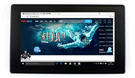 waveshare 7inch HDMI LCD (H) (with case) IPS Capacitive Touch Screen LCD Display HDMI Monitor 1024x600 with Toughened Glass Cover for Raspberry Pi, Jetson Nano,BeagleBone Black, Banana Pi, Win10