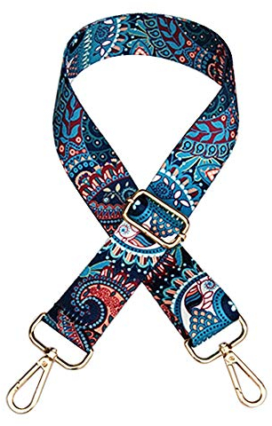 Amorar Damen Taschengurt Universal Tragegurt Breiter Schultergurt Bunt für Taschen 75-125CM Längenverstellbarer Schultergurt Umhängegurt für Handtaschen DIY Zubehör