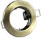 6x LED Einbaurahmen Set rund super flach GU10 230V - optimal für moderne Einrichtungsarten - Einbauspot in messing/gold - Spot aus hochqualitativer Verarbeitung 60mm Lochmaß | messing/gold
