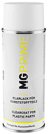 MG PRIME Profi Klarlack für Kunststoffteile 400 ml hochglänzend Autolack Sprühdose Spraydose