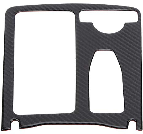 phone Water Cup Holder Trim stickers logo accessories, Carbon Fiber Inner Center Console Water Cup Holder Trim Cover fit for c-class w204 07-13