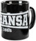 Hansa Rostock Relief Tasse (one Size, schwarz)