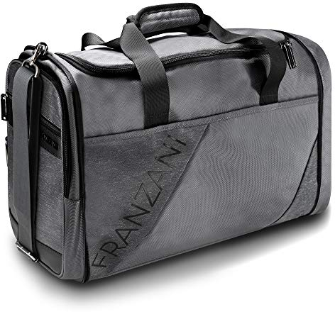 Franzani® Sporttasche für Sie und Ihn 45L - wasserfest, robust & langlebig - mit Schuhfach & individuell anpassbar - Premium Reisetasche, Gym - Bag mit Thermofach und AZO-Frei