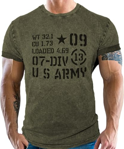 US Army Combat Military T-Shirt: 07 Division
