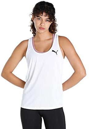 PUMA Damen Active Tank, weiß-White (White), S