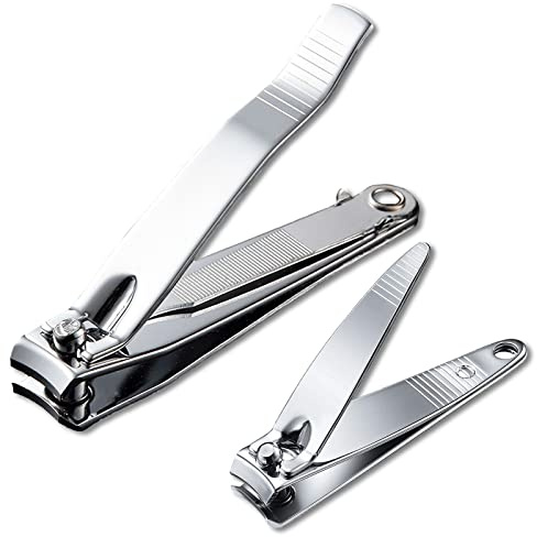 ULYSIA Nail Clippers Set, Ultra Sharp Stainless Steel Fingernail and Toenail Clipper Cutters,Travel Nail Kit for Men Women