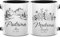 Heulinwen Juego de 2 tazas de café personalizadas con propuesta de padrinos 2024, Madrina y Padrino, Quieren Ser Mis Padrinos De Bautizo, Padrinos De Bautizo Propuesta, Quieres Ser Mi Madrina De