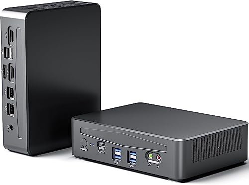 Mini PC Core i9-12900H 32Go DDR4 RAM/1 to PCIe4.0 SSD WiFi6E, BT5.2 et, 2x2.5Gbps LAN, 2xHDMI, 1x USB-C, 4K@60Hz Windows 11 Pro