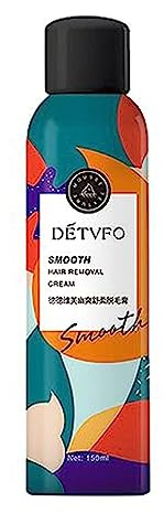 Smooth Hair Removal Cream Spray, Haarentfernungsspray, Hair Growth Inhibitor Spray, Schmerzlose Enthaarungsspray, Sanfte Formel Haarentferner, Enthaarungsmittel für Frauen und Männer, 150ml (1 Stück)