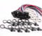 RUNCCI-YUN 10PCS 150mm Black USB-C Female to Male 4Pin 4Core Cable, IP67 Waterproof, 5V 2.5A Fast Charging, Compatible with Driving Recorder, LED Desk Lamp, Small Fan, Bedside Smartphone