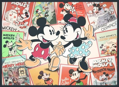 Nathan Puzzle 500 Teile – Mickey-Maus-Erinnerungen – Disney – Erwachsene und Kinder ab 12 Jahren – Premium-Puzzle – Meine Helden Kollektion – 12000969