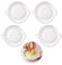 Pasdrucn Ceramic Grater Plate, Garlic and Ginger Grater Set, Garlic Grater Plate Set, Ginger Garlic Grater Ceramic, Garlic Plate Grater, Porcelain Ginger Grater for Ginger, Garlic, Onion (4Pcs)