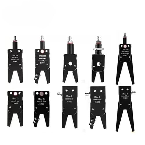 Mini Greifer Pneumatische Manipulator Vorrichtung Sensor Düse Clip for Spritzguss Greifen Wasser Auslauf Clip Roboter Vorrichtung Zylinder(MINI A)