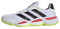 adidas Herren Stabil 16 Indoor Shoes Sportliche Schuhe, Cloud White/Aurora Met. / Aurora Plum, 41 1/3 EU