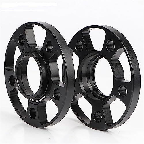Spurverbreiterungen Shims 2 Stück 12/15/20 Mm Spurverbreiterungen PCD 5 X 100/5 X 112 CB = 57,1 Mm ID = Außendurchmesser, Geeignet Für VW Für Octavia Für Magotan Für Scirocco Für Cc Distanzscheibe Räd