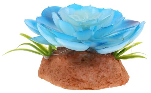 Kisangel Plantes Artificielles pour Reptiles pour Terrarium Plante Décorative Réaliste pour Habitat de Lézard