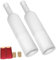 WATIIFUFU Botellas De Vino De 500ml Pack De 2 Botellas Vacías Decorativas para Vino y Jugos Accesorios De Hogar Diseño Elegante y Multifuncional