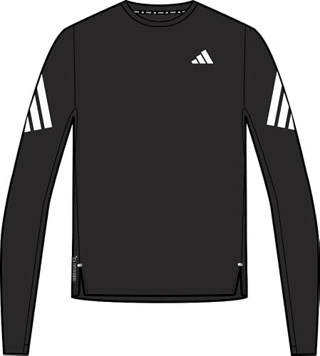adidas Damen Adi365 Running Climacool Iconic Long Sleeve Shirt, Black, XXL