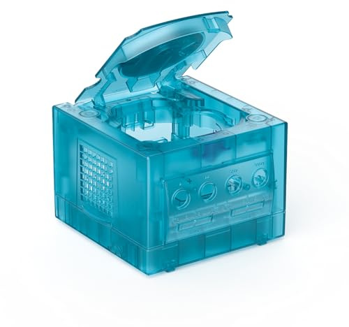 BITFUNX NGC - Guscio di ricambio trasparente per console Gamecube NGC GC DOL-001/DOL101