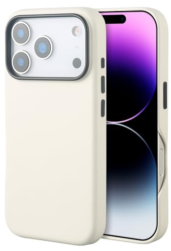 Synchro Bands Kompatibel mit iPhone 17 Pro Lederhülle – Crazy Horse Lederhülle Kompatibel mit MagSafe, Vintage-Vollnarbenleder, Schlanke Schutzhülle mit Mikrofaserfutter – 6,3 Zoll