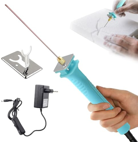 Gobesty Styroporschneider, 30W 15/20CM Elektrischer Schaumstoffschneider, Foam Cutter Heißdrahtschneider, EU-Stecker, Gravierwerkzeug, Kunst DIY, Styropor Schneider für Schnittkanten (15cm)